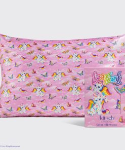 Lisa Frank x Kitsch Satin Pillowcase in Angel Kitty™