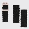 Black Wide Lace Headbands 2pc Set