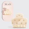 Ivory Rhinestone Cloud Claw Clip